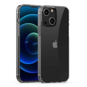 Gpack Apple iPhone 13 Mini Coss Şeffaf Silikon Sert Kapak Şeffaf Kılıf