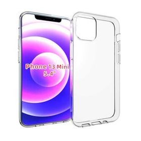 Gpack Apple Iphone 13 Mini Süper Şeffaf Renksiz Kamera Korumalı Silikon Cep Telefonu Kılıfı