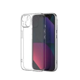 Gpack Apple Iphone 13 Mini Süper Şeffaf Renksiz Kamera Korumalı Silikon Cep Telefonu Kılıfı