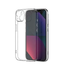 Gpack Apple Iphone 13 Mini Süper Şeffaf Renksiz Kamera Korumalı Silikon Cep Telefonu Kılıfı
