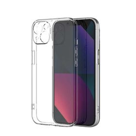 Gpack Apple Iphone 13 Mini Süper Şeffaf Renksiz Kamera Korumalı Silikon Cep Telefonu Kılıfı
