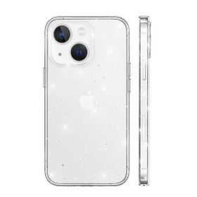 Gpack Apple iPhone 13 Mini Vixy Transparan Simli Görünüm Renksiz Kılıf