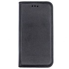 Gpack Apple iPhone 13 Pro Hakiki Deri Cüzdan Gizli Mıktanıslı Siyah Kılıf