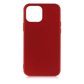 Gpack Apple Iphone 13 Pro Max Korumalı Mat Soft Premier Silikon Nano Glass Kırmızı Cep Telefonu Kılıfı