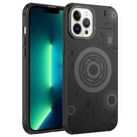 Gpack Apple iPhone 13 Pro Max Magsafe Şarj Özellikli Desenli Hot Kapak Kılıf