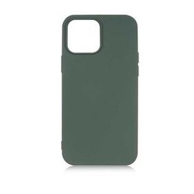 Gpack Apple iPhone 13 Pro Max Mara Silikon Mat Soft Korumalı Lansman Koyu Yeşil Kılıf