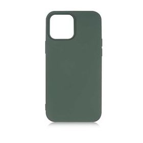 Gpack Apple iPhone 13 Pro Max Mara Silikon Mat Soft Korumalı Lansman Koyu Yeşil Kılıf