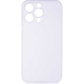 Gpack Apple iPhone 13 Pro Max Pp 0.2mm Ultra Ince Buzlu Kapak Renksiz Kılıf