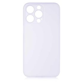 Gpack Apple iPhone 13 Pro Max Pp 0.2mm Ultra Ince Buzlu Kapak Renksiz Kılıf