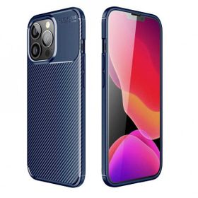 Gpack Apple Iphone 13 Pro Negro Karbon Görünüm Dizayn Silikon Nano Glass Kahverengi Cep Telefonu Kılıfı