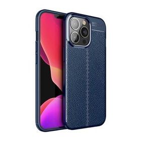 Gpack Apple Iphone 13 Pro Niss Silikon Deri Görünümlü Siyah Nano Glass Cep Telefonu Kılıfı