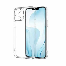Gpack Apple Iphone 13 Pro Süper Şeffaf Renksiz Kamera Korumalı Silikon Cep Telefonu Kılıfı