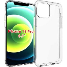 Gpack Apple iPhone 13 Pro Süper Silikon Korumalı Şeffaf Renksiz Kılıf