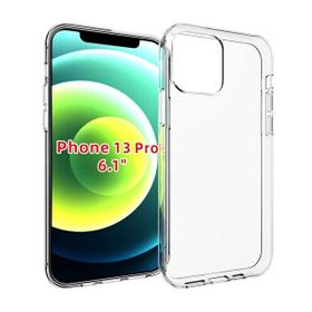 Gpack Apple iPhone 13 Pro Süper Silikon Korumalı Şeffaf Renksiz Kılıf
