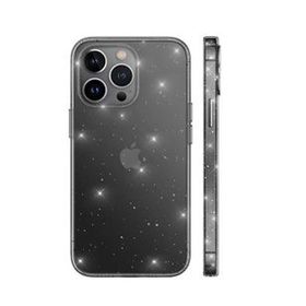 Gpack Apple iPhone 13 Pro Vixy Transparan Simli Görünüm Renksiz Kılıf