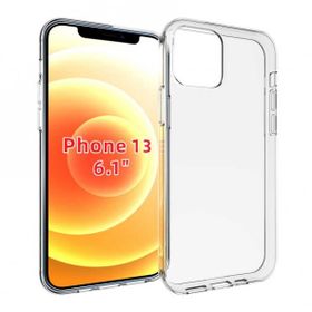 Gpack Apple Iphone 13 Süper Silikon Renksiz Nano Glass Renksiz Cep Telefonu Kılıfı