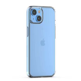 Gpack Apple İphone 14 Coss Şeffaf Sert Kapak Silikon 5 mm Nano Ekran Koruma Kılıf