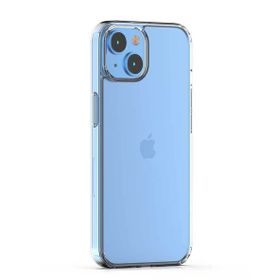 Gpack Apple İphone 14 Plus Coss Şeffaf Sert Kapak Silikon 5 mm Nano Ekran Koruma Kılıf