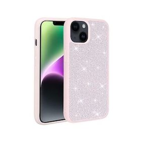 Gpack Apple iPhone 14 Plus Diamond Parlak Taşlı Ston Kapak Silikon Kılıf