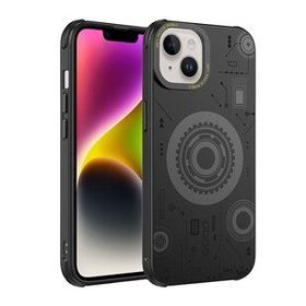 Gpack Apple iPhone 14 Plus Magsafe Şarj Özellikli Desenli Hot Kapak Kılıf