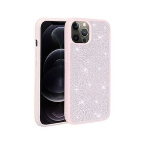 Gpack Apple iPhone 14 Pro Diamond Parlak Taşlı Ston Kapak Silikon Kılıf