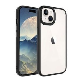 Gpack Apple iPhone 15 Plus Krom Kamera Çıkıntılı Nikelaj Hassas Tuşlu Arkası Cam Kılıf