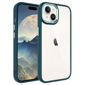 Gpack Apple iPhone 15 Plus Krom Kamera Çıkıntılı Nikelaj Hassas Tuşlu Arkası Cam Kılıf