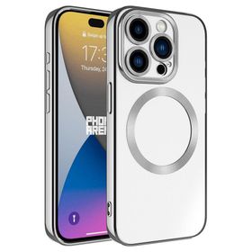 Gpack Apple iPhone 15 Pro Max Magsafe Wireless Şarj Özellikli Setro Silikon Kılıf