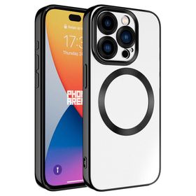 Gpack Apple iPhone 15 Pro Max Magsafe Wireless Şarj Özellikli Setro Silikon Kılıf