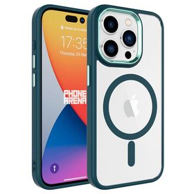 Gpack Apple iPhone 15 Pro Max Wireless Şarj Özellikli Buttom Magsafe Silikon Kapak Kılıf