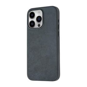Gpack Apple iPhone 15 Pro Pu Deri Silikon Kapak İçi Kadife Kılıf