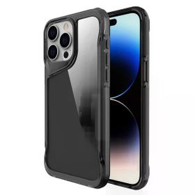 Gpack Apple iPhone 15 Pro Tmax Lüx Transparan Şeffaf Pürüzsüz Sert Silikon Kılıf