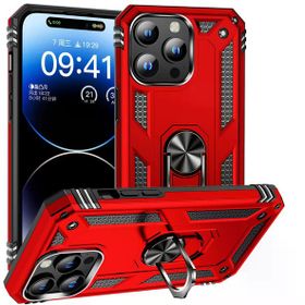 Gpack Apple iPhone 15 Pro Vega Tank Standlı Yüzüklü Mıknatıslı Kılıf