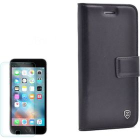 Gpack Apple iPhone 6 Kartvizitli Standli Delüx Siyah Kılıf