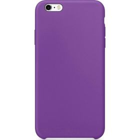 Gpack Apple iPhone 6s Plus Lansman Görünüm Silinebilir Silikon Mor Kılıf