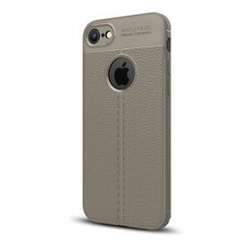 Gpack Apple iPhone 6s Plus Niss Silikon Deri Görünümlü Arka Koruma Nano Glass Kırmızı Kılıf