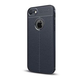 Gpack Apple iPhone 6s Plus Niss Silikon Deri Görünümlü Arka Koruma Nano Glass Kırmızı Kılıf