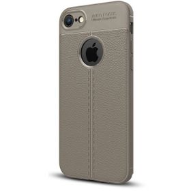 Gpack Apple iPhone 6s Plus Niss Silikon Deri Görünümlü Arka Koruma Nano Glass Kırmızı Kılıf