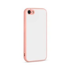 Gpack Apple iPhone 7 Hux Kamera Korumalı Silikon Kırmızı Kılıf