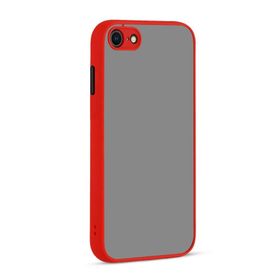 Gpack Apple iPhone 7 Hux Kamera Korumalı Silikon Kırmızı Kılıf