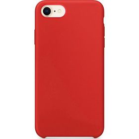 Gpack Apple iPhone 7 Lansman Görünüm Silinebilir Silikon Kırmızı Kılıf