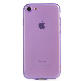 Gpack Apple İphone 7 Mun Mor Silikon Kılıf