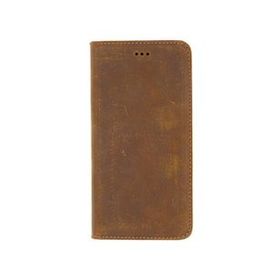 Gpack Apple iPhone 7 Plus Hakiki Deri Cüzdan Gizli Mıktanıslı Kahverengi Kılıf