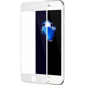 Gpack Apple iPhone 8 Beyaz Full Kapatan Renkli Cam