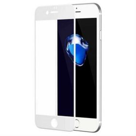 Gpack Apple iPhone 8 Beyaz Full Kapatan Renkli Cam