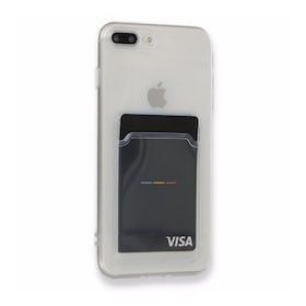 Gpack Apple iPhone 8 Plus Kartlıklı Şeffaf Silikon Lux Korumalı Kılıf