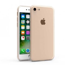 Gpack Apple iPhone SE 2020 Süper Silikon Lux Korumalı Şeffaf Kılıf
