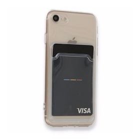 Gpack Apple iPhone SE 2022 Kartlıklı Şeffaf Silikon Lux Korumalı Kılıf