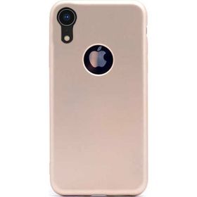 Gpack Apple iPhone Xr Gold Premier Esnek Lüx Silikon Kılıf