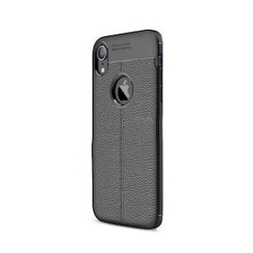 Gpack Apple iPhone Xr Niss Deri Görünümlü Kırmızı Silikon Kılıf